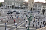 Manifestazione delle "Sentinelle in piedi" a Milano